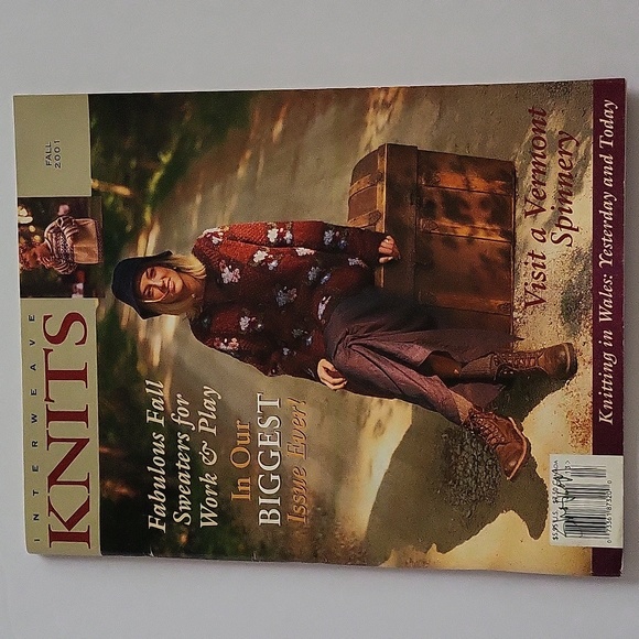 Interweave Knits Magazine Fall 2001 Fabulous Fall Sweaters For Work And Play - Picture 9 of 12